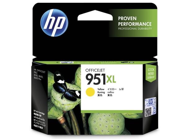 Blekk HP CN048AE serie 951XL gul 